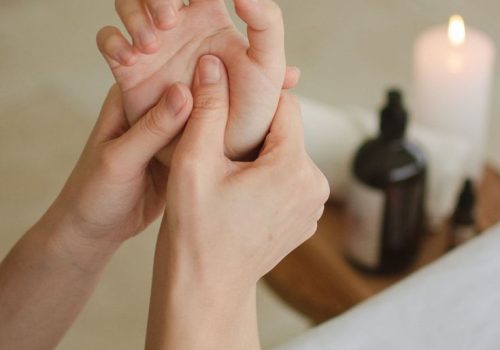 Thai hand massage